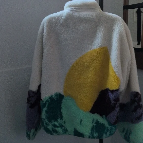 ✨ Free People Hit The Slopes Jacket In Mountain Print Size L - Picture 6 of 10